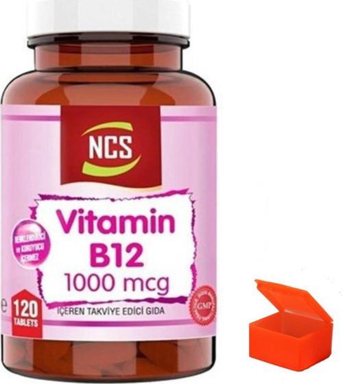 Vitamin B12 Metilkobalamin 1000 Mcg 120 Tablets + Hap Kutusu