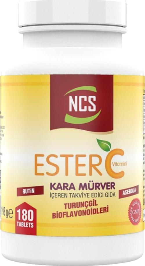 Ester C Vitamini Kara Mürver Rutin Aserola 180 Tablet