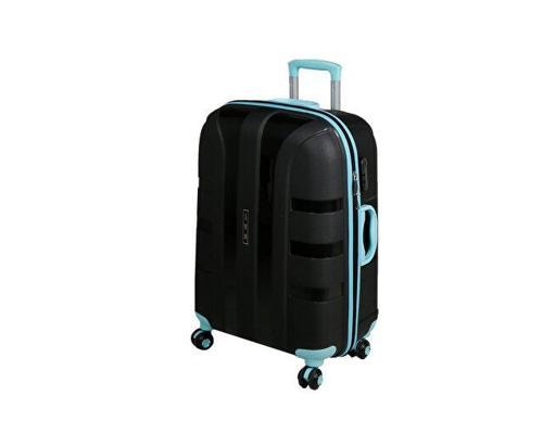 Siyah Turkuaz Valiz Kabin Boy Kabin Boy Seyahat Çantası PP1010-014-S