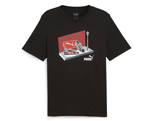 Graphics Sneaker Box Tee Unisex Günlük Tişört 68017501 Siyah