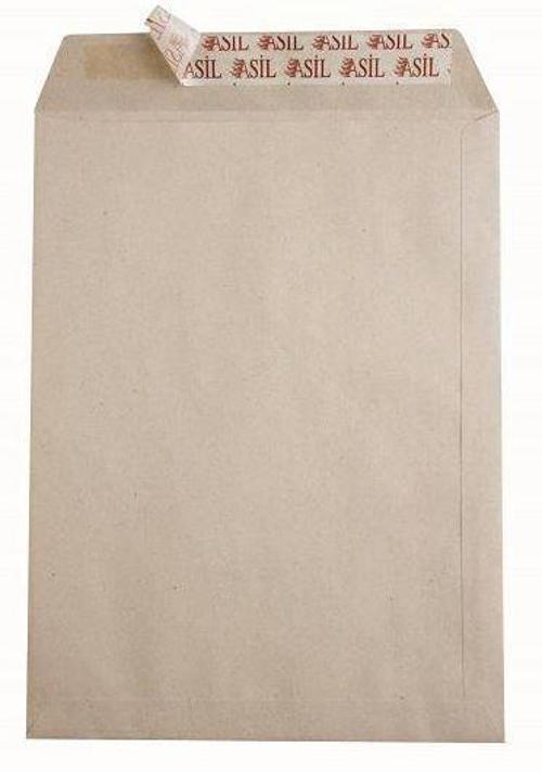 ASİL 17X25 TORBA ZARF KRAFT 90GR SLİKON 50'Lİ