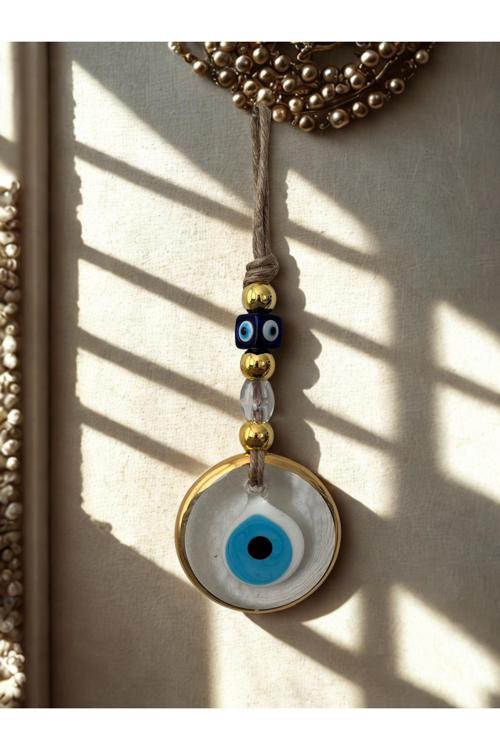 Nazar Boncuğu Duvar Süsü - Büyük Boy - Hediyelik - Şık Ev Ofis Aksesuarı - Dekoratif