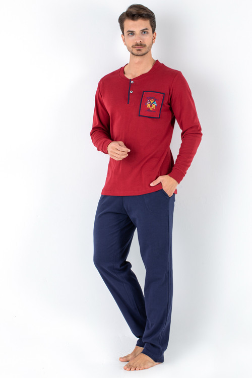 Uzun Kol Erkek Pijama Takımı