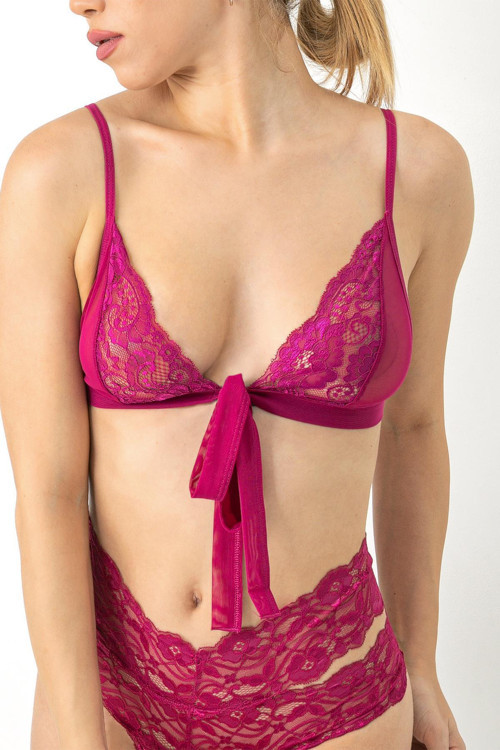 Swan Dantelli Kapsız Bralet Takım-2042