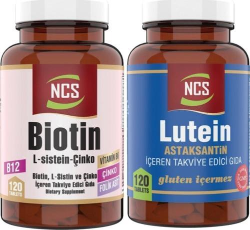 Lutein 15 Mg Astaxanthin 120 Tablet Biotin 120 Tablet Çinko Vitamin B Complex