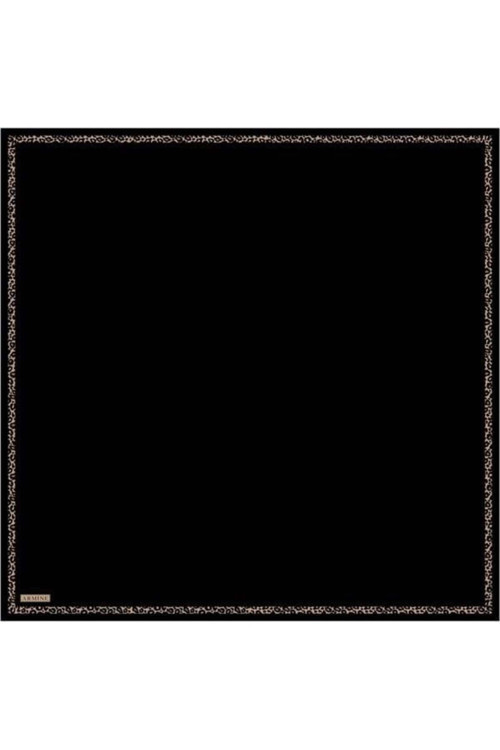 İpek Eşarp Nostalji - 8660-02 Siyah Twill
