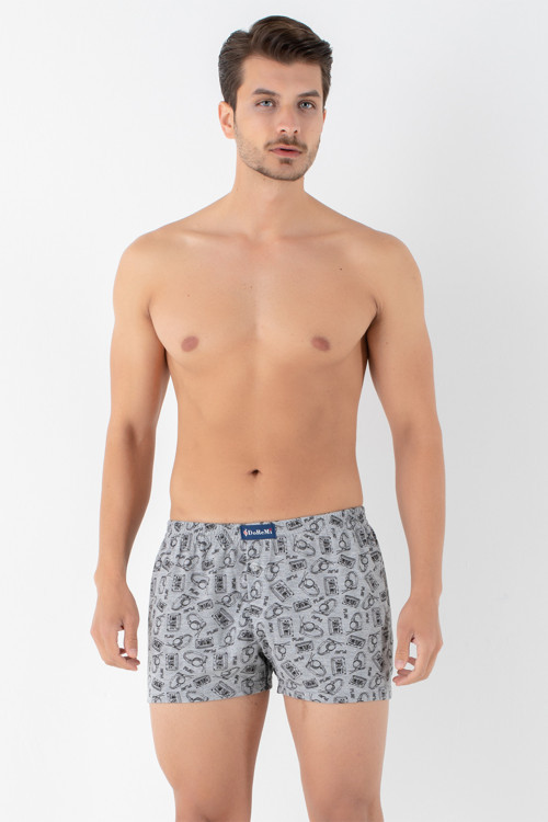 Doğal Pamuklu Erkek Boxer