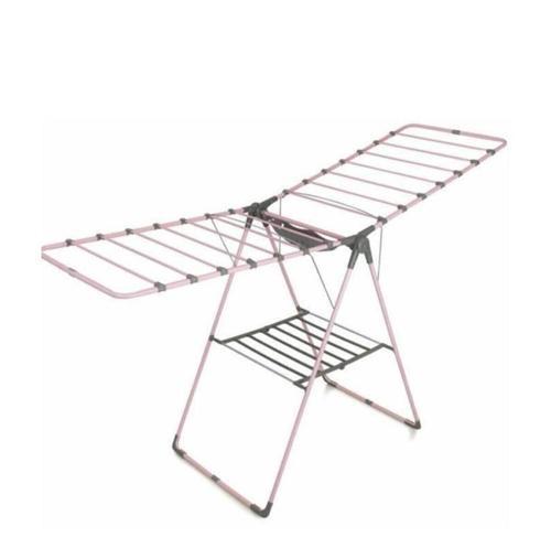 Isabella Çamaşır Kurutmalığı Sepetli Soft Pembe 57016