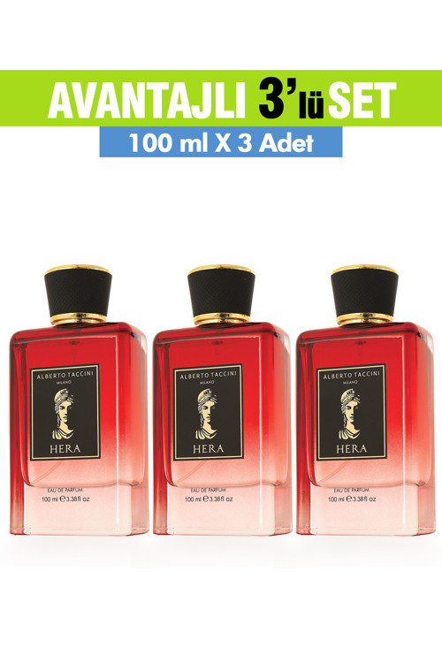 3'Lü Set HERA Kadın Parfümü - 100 ml
