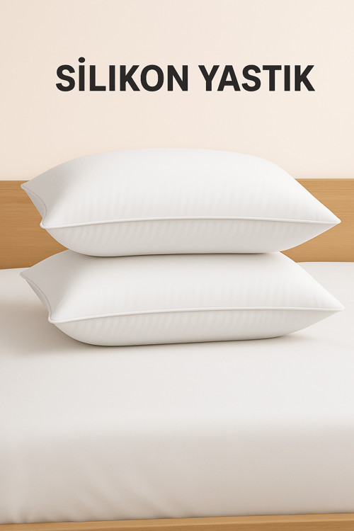 Boncuk Silikon Yastık 2 Adet 50X70 Cm
