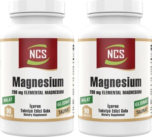 Magnesium 200 Mg Malat Taurat Glisinat 90 Tablet 2 Kutu