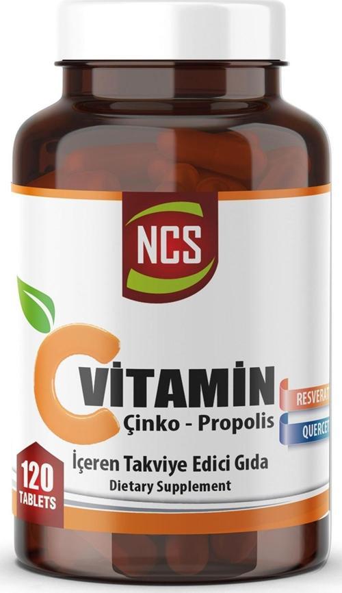 Vitamin C Çinko Propolis Bromelian Çinko Vitamin D 120 Tablet