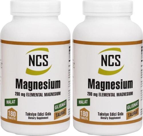 Magnezyum Bisglisinat 2 Kutu 360 Tablet Taurat200 Mg Magnesium