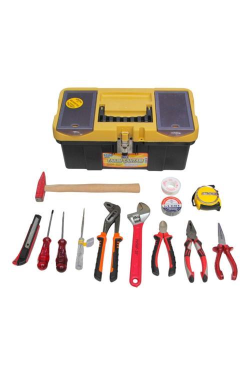 Alfa Hirdavat 16 "Çok Amaçlı 15+ Parça Tamir Bakım Alet Takım Çantası