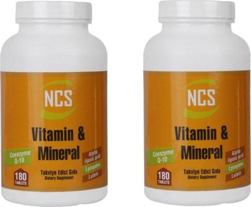 Vitamin Mineral Multivitamin Coenzyme Alpha Lipoic 180 Tablet 2 Kutu 360 Tablet