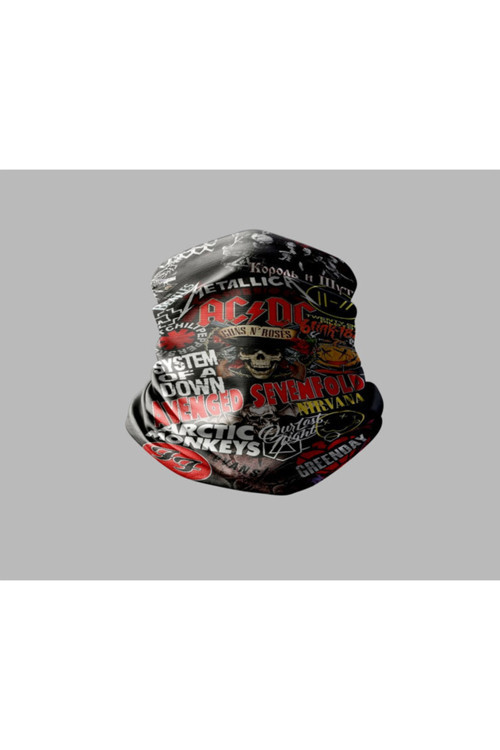 Motorcu Buff Maske Boyunluk Outdoor Boyunluk Unisex Bandana 5'li Paket