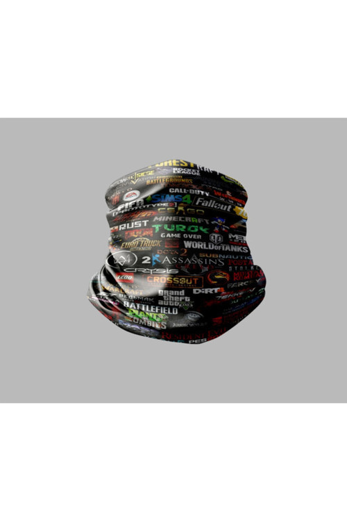 Motorcu Buff Maske Boyunluk Outdoor Boyunluk Unisex Bandana 5'li Paket