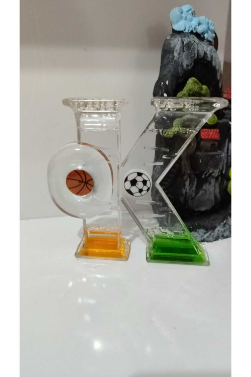 Sulu İçi Dönen Model Saat Boyut 13 Cm