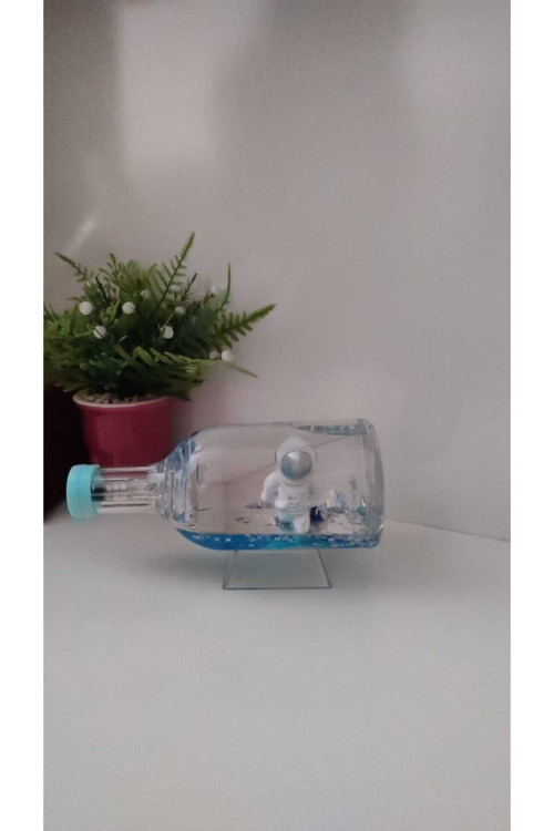 Uzaylı Model Sulu Ve Işıklı Model Lamba Boyut 17 Cm
