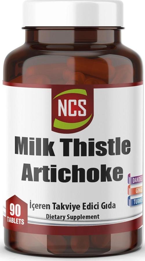Milk Thistle 2 Kutu 90 Tablet =180 Tablet Dandelion Zerdeçal