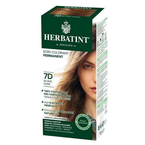 Bitkisel Özlü Kalıcı Saç Boyası | Altın Kumral (Blond Dore 7D) 170 ml