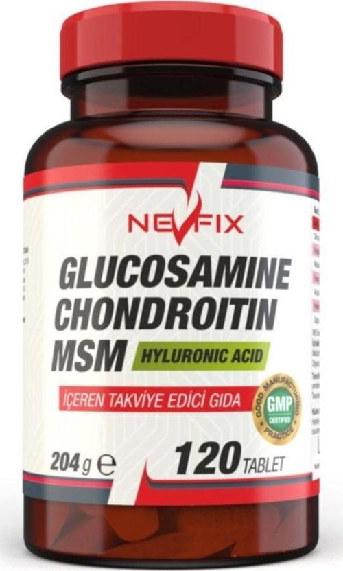 Nevfix Glucosamine Chondroitin Msm 120 Tablet Yumurta Kabuğu Zarı Hyaluronic Acid Boswellia Collagen