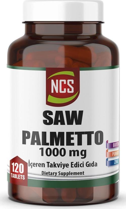 Saw Palmetto 1000 Mg 120 Tablet Çinko Biotin Destekli Formül