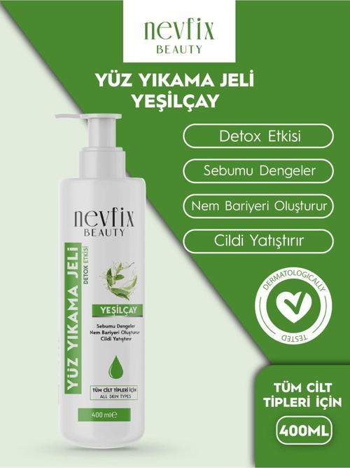 Beauty Yeşil Çay Özlü Detoks Etkili Yüz Yıkama Jeli 400 Ml