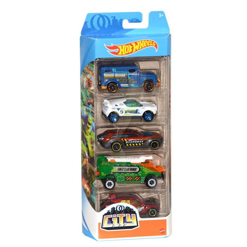 1806 Kampanya - Hot Wheels Beşli Araba Seti - ERKOL özel kampanya fiyatı