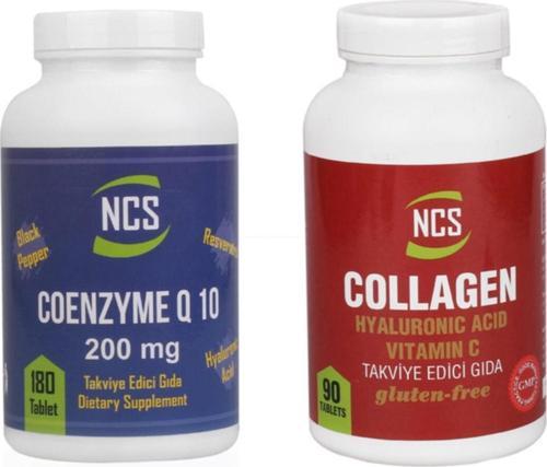 Collagen 1000 Mg 90 Tablet Coenzyme Q-10 200 Mg 180 Tablet