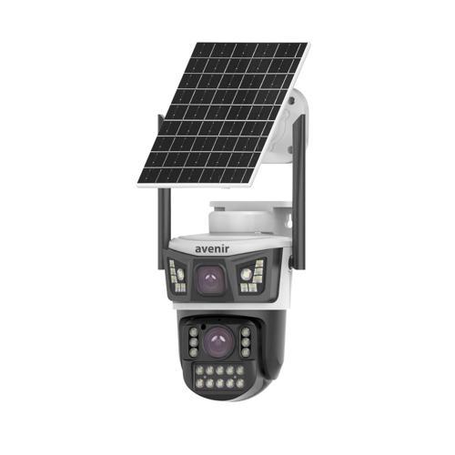 AV-S425 4MP 2 Kameralı Solar PTZ 4G Sim Kartlı Kamera