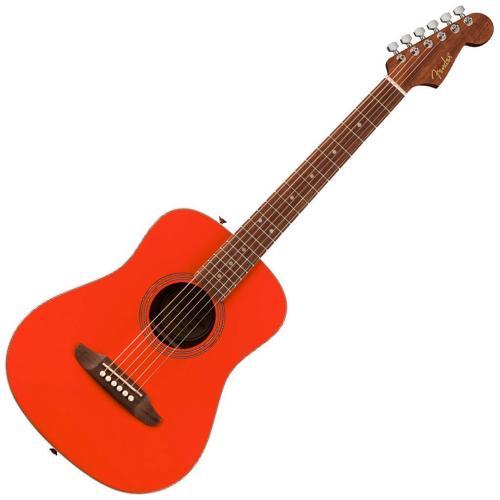 California Standard Redondo Mini Fiesta Red w/Bag Akustik Gitar