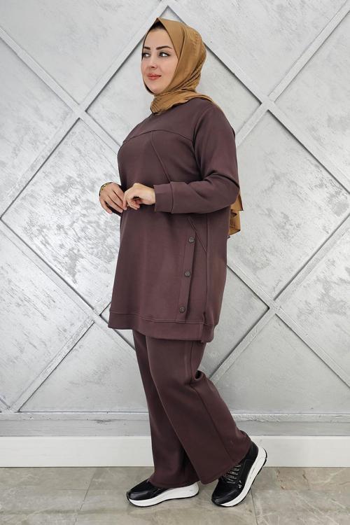 KADIN ÇIT ÇIT DETAYLI TESETTÜR TAKIM