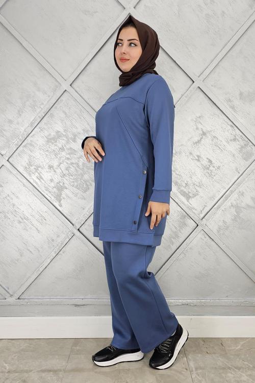 KADIN ÇIT ÇIT DETAYLI TESETTÜR TAKIM