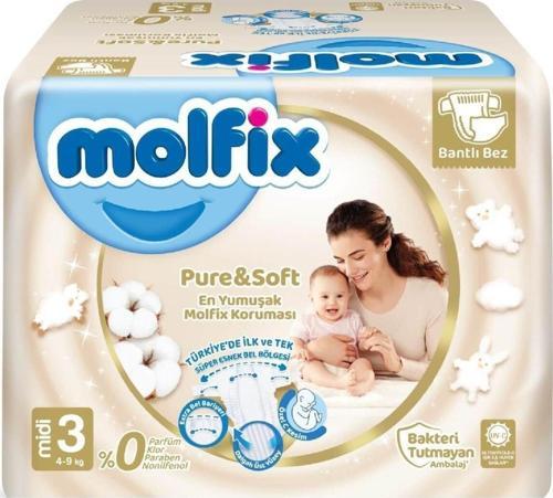 Pure&soft Midi 3 Beden 192'li Süper Fırsat Paketi 64x3