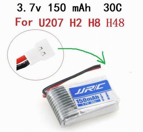 X1 3.7V 150Mah 30C Lipo Battery Eachine E010 E011 Furibee F36 Jjr