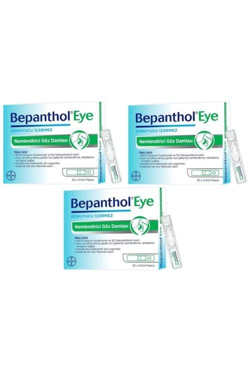 Eye Göz Damlası 0,5 ml X 20 Flakon 3 Adet