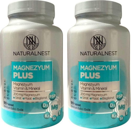 Magnezyum Plus 90 Tablet (2 Adet)