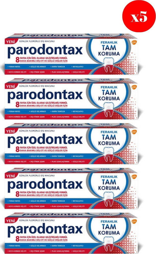 Ferahlık Tam Koruma Diş Macunu 50Ml X5 ADET