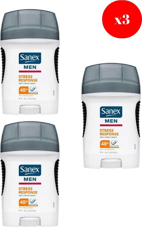 Men Anti Stress Response Sweat 50ml X3 ADET
