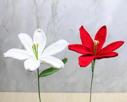 MDB El Örgüsü Zambak Çiçeği