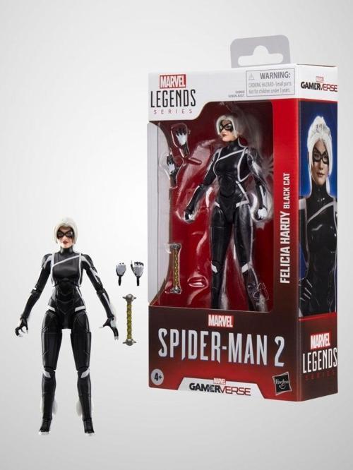 Legends Gamerverse Black Cat Felicia Hardy (Spider-Man 2 Video Game) Aksiyon Figürü