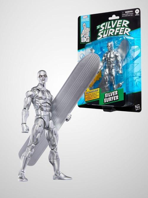 Legends Silver Surfer (Fantastic Four Comics) Aksiyon Figürü, Çizgi Roman Aksesuarlı