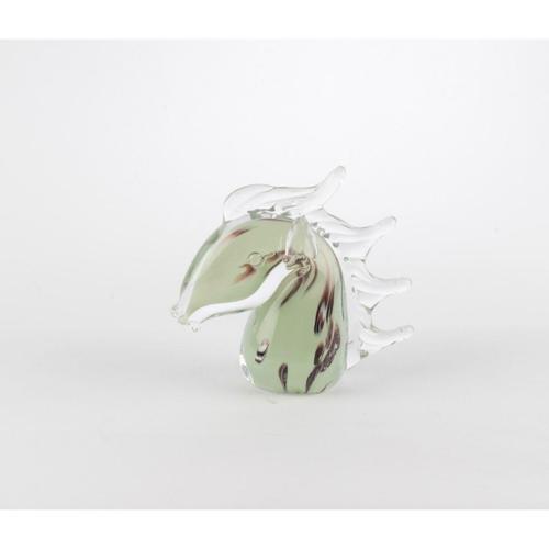 Lunera Su Yeşili Cam At Obje 16x15