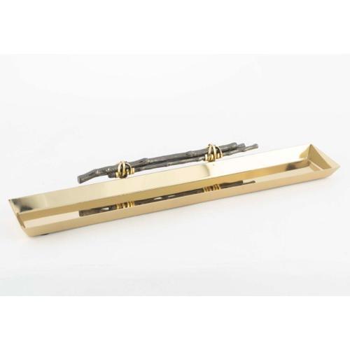 Gold Tel Sarma Kraker Tepsi 40x9cm