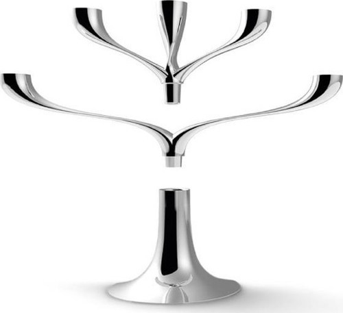 Candelabra 5 Kollu Şamdan 20 cm