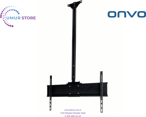 ONVO 50ovf9000uq 50'' 127 Ekran Lcd Led TV Teleskopik Tavan Askı Aparatı