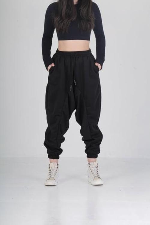 Siyah Spor Şalvar COC1989