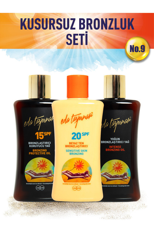 Kusursuz Bronzluk Seti no.9 Spf0+Spf15+BeyazTen (EGX03-EGX17-EGX19)