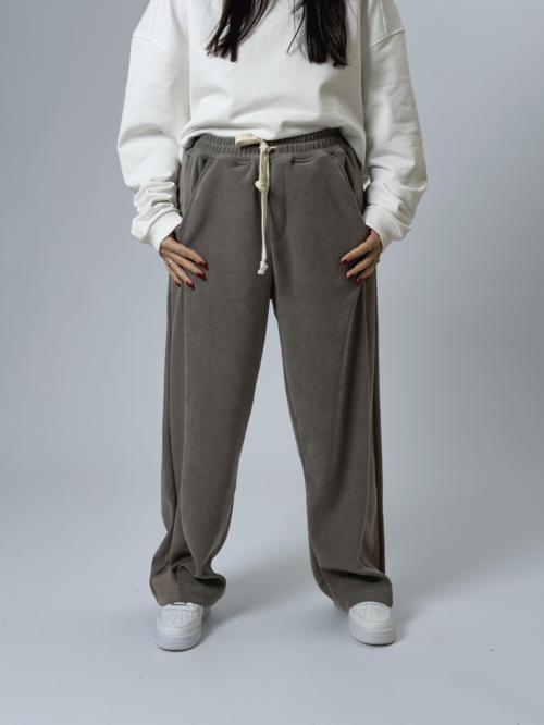 Oversize Gri Kadın Baggy Eşofman COC2532